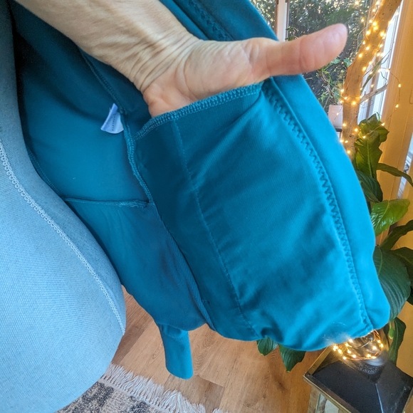 ATHLETA Shanti Jacket Billiard Powervita Teal, Athletic and Yoga Women's Medium - Picture 14 of 15